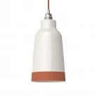 Two-tone ceramic Bottiglia lampshade, Materia collection - Made in Italy