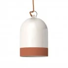 Campana Mini XS two-tone ceramic lampshade, Materia collection - Made in Italy