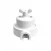 Switch/Diverter kit with butterfly nut and base for Creative-Tubes in white porcelain