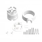 Switch/Diverter kit with knob and base for Creative-Tubes in white porcelain