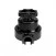 Switch/Diverter kit with knob and base for Creative-Tubes in black porcelain
