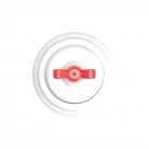 Switch/Diverter kit with butterfly nut and base in white porcelain