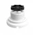 Switch/Diverter kit with knob and base in white porcelain