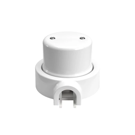 Junction box and base kit for porcelain Creative-Tubes - White