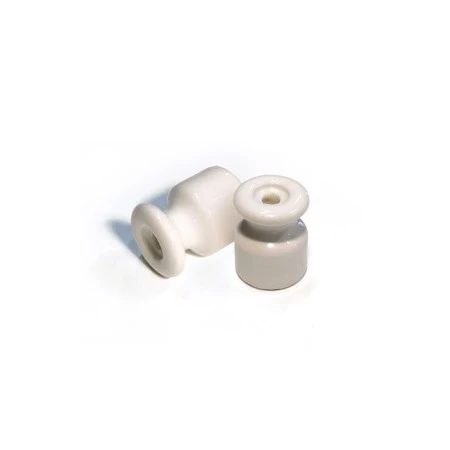 Porcelain insulator for wall system 18 mm - 2 pieces - White