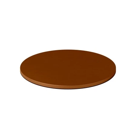Round metal base for MAG-Y table lamp - Brushed copper