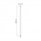Metal extension tube for MAG-Y floor lamps