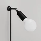 MAG-Y wall lamp with joint and silicon lamp holder with switch