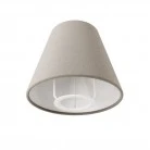 MAG-Y table lamp with round metal base and shade