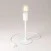 MAG-Y table lamp with round metal base and fitting for lampshade