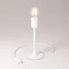 MAG-Y table lamp with round metal base and fitting for lampshade