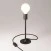 MAG-Y table lamp with round metal base