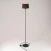 MAG-Y floor lamp with round metal base and Athena shade