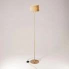 MAG-Y floor lamp with round metal base and Athena shade