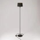 MAG-Y floor lamp with round metal base and Athena shade