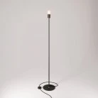 MAG-Y floor lamp with round metal base with fitting for lampshade