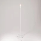MAG-Y floor lamp with round metal base with fitting for lampshade