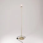 MAG-Y floor lamp with round metal base with fitting for lampshade