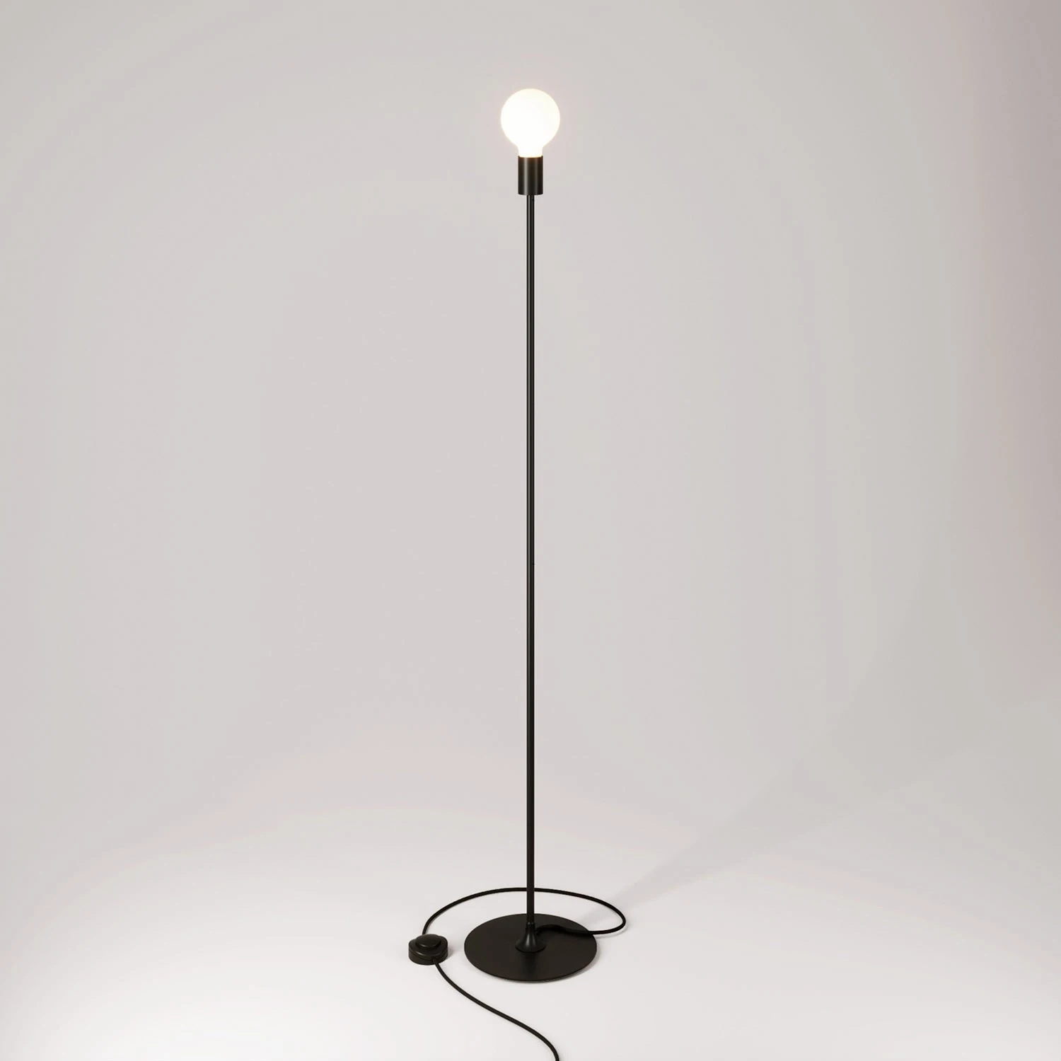 MAG-Y floor lamp with round metal base