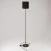 MAG-Y floor lamp with round metal base and Cilindro M shade