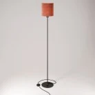 MAG-Y floor lamp with round metal base and Cilindro M shade