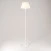MAG-Y floor lamp with round metal base and shade Impero M