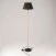MAG-Y floor lamp with round metal base and shade Impero M