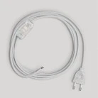 Wiring for lamp with white cotton cable 1.80 m