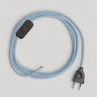 Wiring for lamp with blue Steward cotton cable 1.80 m