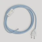 Wiring for lamp with blue Steward cotton cable 1.80 m