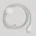 Wiring for lamp with white cotton cable 3 m