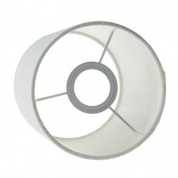 Cylinder fabric lampshade with E27 fitting - 100% Made in Italy