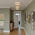 Small fabric ceiling light - Made in Italy