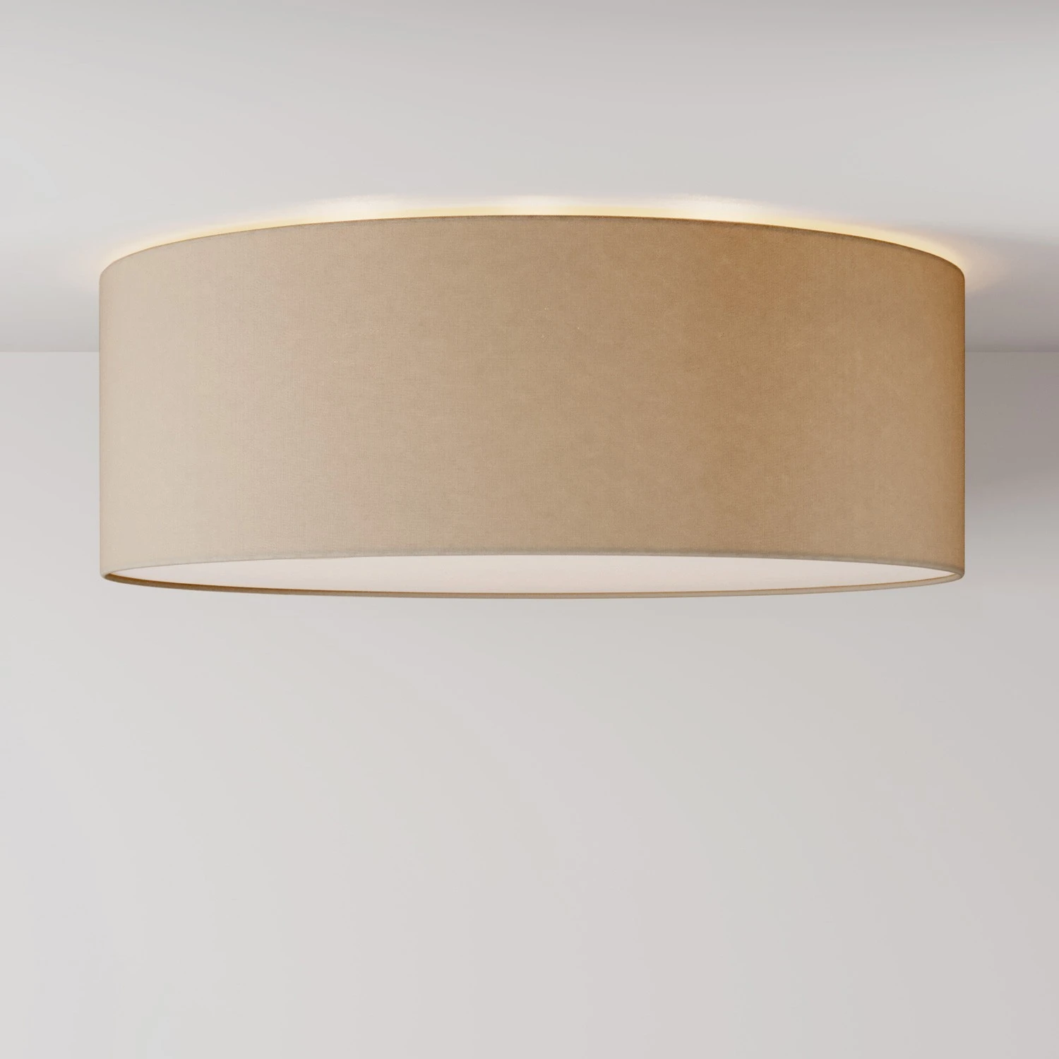 Large fabric ceiling light - Made in Italy