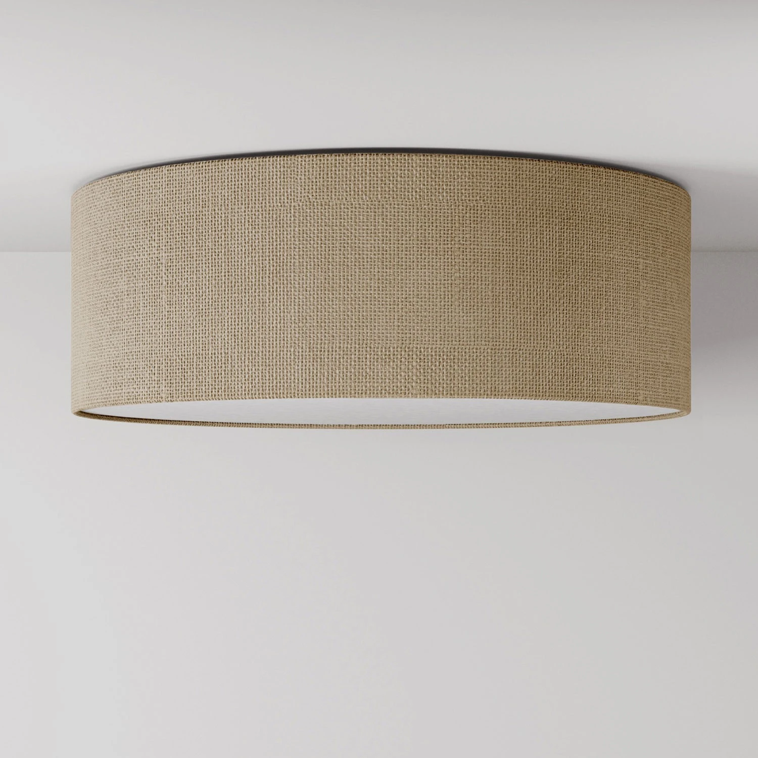 Large fabric ceiling light - Made in Italy