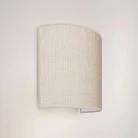 Ventola wall light with fabric shade - Made in Italy