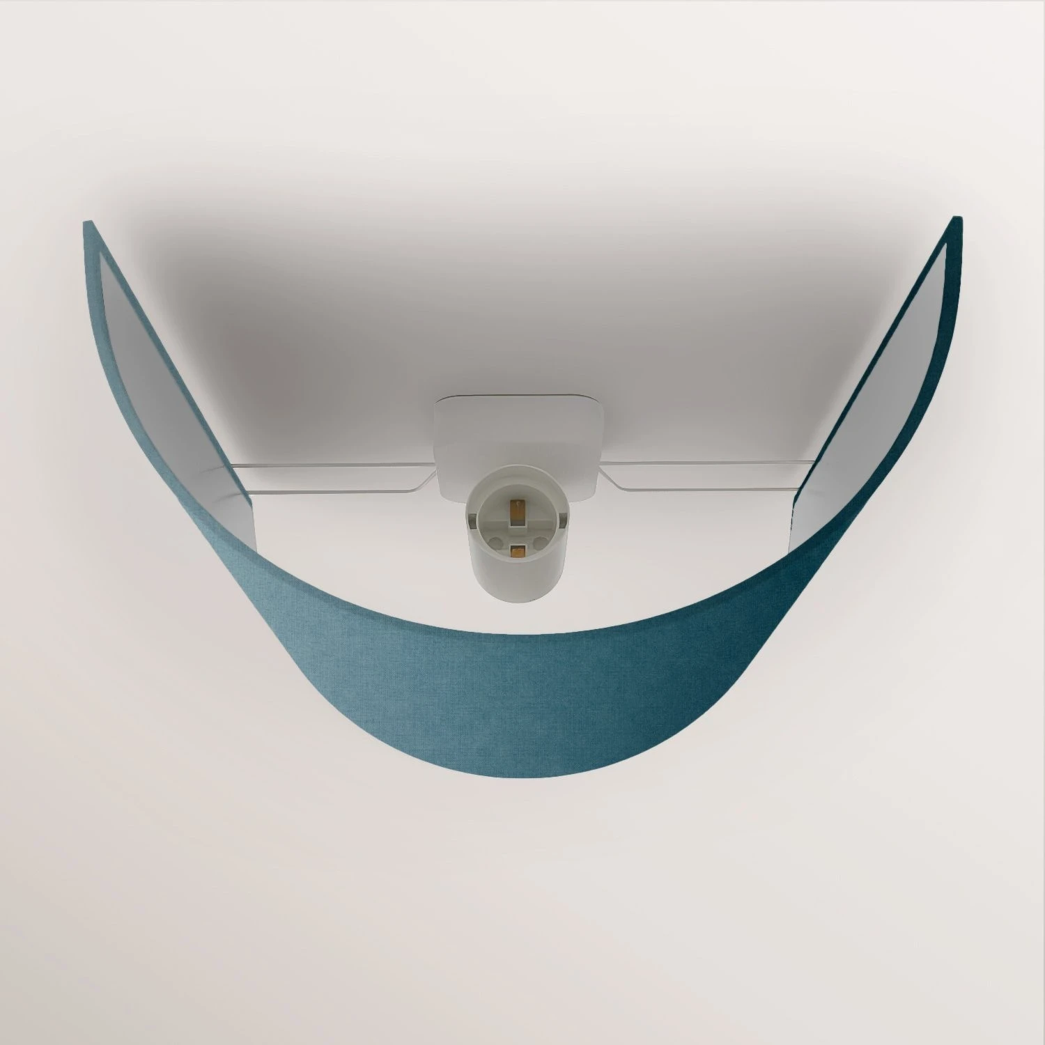 Ventola wall light with fabric shade - Made in Italy