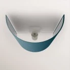 Ventola wall light with fabric shade - Made in Italy