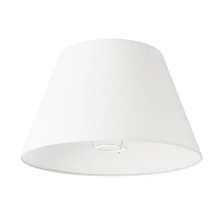 Impero M lampshade with socket E27 for table or wall lamp - Made in Italy - Glossy white linon