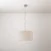 Cilindro fabric pendant lamp Small - Made in Italy