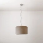 Cilindro fabric pendant lamp Small - Made in Italy