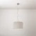 Cilindro fabric pendant lamp Small - Made in Italy