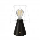 Portable and rechargeable Cabless11 lamp with Drop light bulb suitable with lampshade