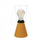 Portable and rechargeable Cabless11 lamp with Drop light bulb suitable with lampshade