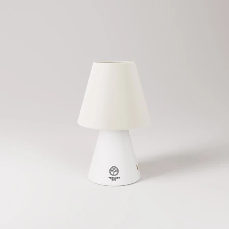 Portable and rechargeable Cabless11 Lamp with bulb - customizable (min 20 pieces) - White