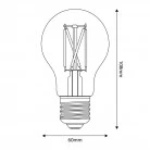 LED Porcelain Effect Light Bulb CRI 95 A60 11W 1055Lm E27 2700K Dimmable - P07