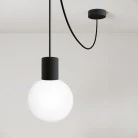 EIVA IP65 outdoor pendant lamp with unbreakable Unbreak-a-Ball shade