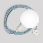 Snake portable lamp with switch on lamp holder, plug and unbreakable shade Unbreak-a-Ball