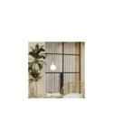 EIVA IP65 plug-in outdoor lamp with UK plug and unbreakable Unbreak-a-Ball shade