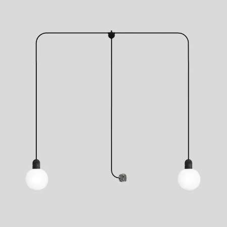 EIVA IP65 2-fall plug-in outdoor lamp with UK plug and unbreakable Unbreak-a-Ball shades - SM04